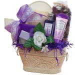 Art of Appreciation Gift Baskets Lavender Renewal Spa Bath and Body Gift Set