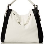 Dolce Girl Colorblock Large Hobo, Black/White, One Size