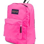 JANSPORT SUPERBREAK BACKPACK SCHOOL BAG – Fluorescent Pink