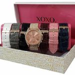 XOXO Women’s Seven Color Interchangeable Strap Set Watch